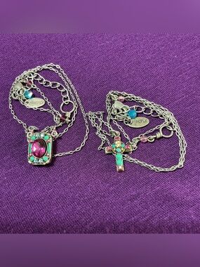 Bundle 2 FIREFLY Swarovski Necklaces